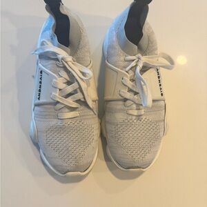 Givenchy Women's  Jaw Low-Top Sock Sneakers grey white 38.5 EU